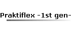 Praktiflex -1st gen-12th model black type label